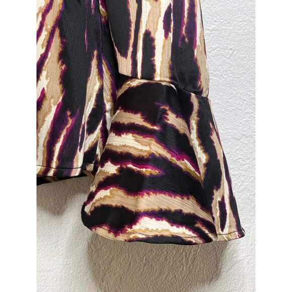 Sofia Jeans by Sofia Vergara Multi-colored Drape Knot Top NWT LARGE - Picture 5 of 16